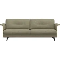 FLEXLUX 3-Sitzer Glow bequem und komfortabel durch hochwertigen Sitzaufbau, Designsofa, Skandinavisches Design, In hochwertiger Verarbeitung grün