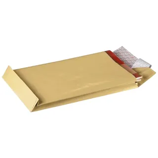 MAILmedia Faltentaschen B4, ohne Fenster, 20 mm-Falte Klotzboden, haftklebend, 10 Stück