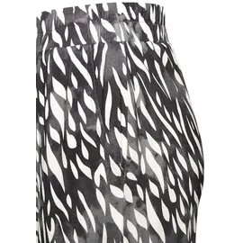 LASCANA Palazzohose Schlupfhose creme-graublau bedruckt 40