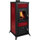 BRUNO® Kaminofen Bruno Janos | Keramik Bordeaux | 5,6 kW