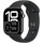 Apple Watch Series 10 GPS + Cellular 46 mm Aluminiumgehäuse diamantschwarz Sportarmband schwarz S/M