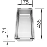Blanco Multifunktionsschale Edelstahl