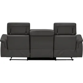 PLACES OF STYLE »Pareli 229cm, manuelle u. elektr. Relaxfunktion in 2 Sitzen«, USB, KT-Verstellung, LED Beleuchtung, in Echtleder, Kunstleder, Web
