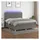 vidaXL Boxspringbett 180 x 200 cm Dunkelgrau