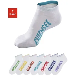 Chiemsee Sneakersocken, (Packung, 7 Paar), mit farbigen Logos Chiemsee weiß 35-38