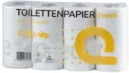 Toilettenpapier fresh Kleinrolle, 4-lagig, hochweiß T4F150-Z , 1 Packung = 8 Rollen à 150 Blatt