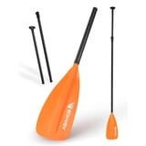 Abahub SUP Paddel / 2 in 1 Sup Kajak Paddel Aluminium Einstellbares Stand Up Paddle für Paddleboard, Aluminiumlegierung PU-beschichtete Schaft 172-213cm Kunststoff Nylon Klinge (SPD_Orange)