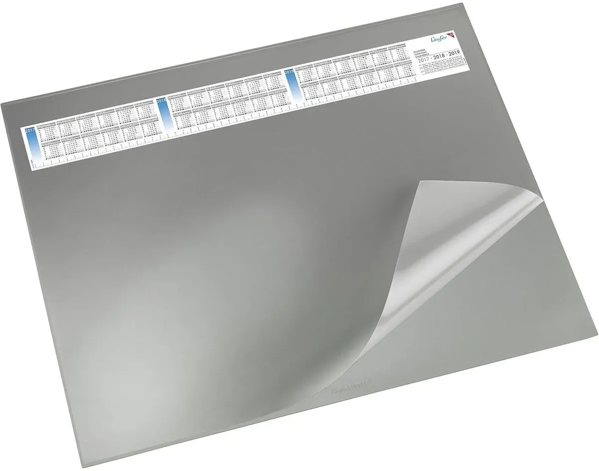 Läufer Schreibunterlage DURELLA DS, 400 x 530 mm, grau