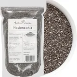 Kuchnia Zdrowia - Chia-Samen - Hohe Qualität - Natürlich - Vegan - Auslaufsichere Verpackung mit Reißverschluss - Doypack: (1, Kilogramm)