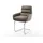 DeLife Freischwinger Abelia-Flex Mikrofaser taupe