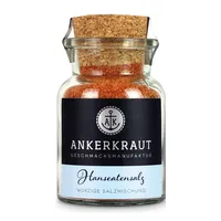 Ankerkraut Hanseatensalz, feines Salz mit Gewürzen, Gewürzsalz, 140g im Korkenglas