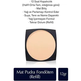 Estée Lauder Double Wear Stay-In-Place Matte Powder 3C2 Pebble Refill