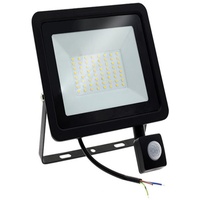 LED Strahler mit Bewegungsmelder,Scheinwerfer IP66 Wasserdicht Außenstrahler Warmweiß Superhell Fluter Sensorleuchten,(Schwarz)