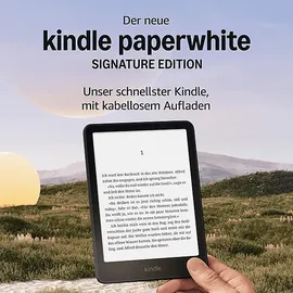 Amazon Kindle Paperwhite Signature Edition (2024), 7-Zoll Display, 32 GB E-Book-Reader Metallic Black