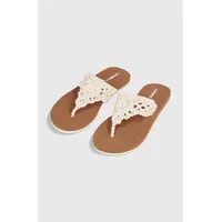 O'Neill Ditsy Crochet Sandals snow white 41