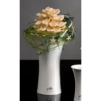 SANDRA RICH Porzellan X-Vase 22 Weiss