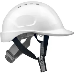 Mustbau MBU-GM16-WHI Bauhelm,Schutzhelm,Arbeitshelm,Bauarbeiterhelm,52-66cm Einstellbar