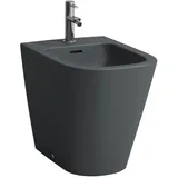 Laufen Meda Standbidet H8321117583021 36x54cm, mit Überlauf, mit Hahnloch, graphit matt