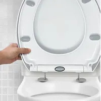 CUQOO WC-Sitz mit Absenkautomatik Weiß