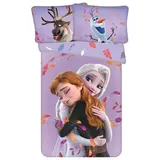 Jerry Fabrics Disney Frozen 2 Anna Elsa Olaf Baby Bettwäsche 100 x 135 cm