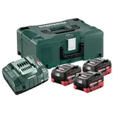 18 V 3 x 5,5 Ah + Schnellladegerät + metaBox 685069000