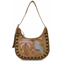 Oilily Umhänge-Wickeltasche Embroidery Braun