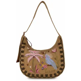 Oilily Umhänge-Wickeltasche Embroidery Braun