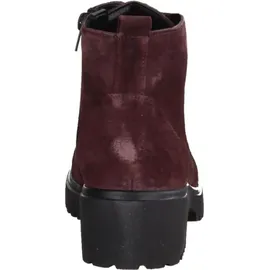 WALDLÄUFER H-Luise Bootie 716807-195-020, Order - Velourleder, Bordo (dunkelrot), Schnür. u. Reißverschluss, Weite H 37 - 37