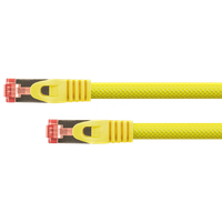 Python Python® Series Patchkabel mit Rastnasenschutz und Nylongeflecht, Cat.