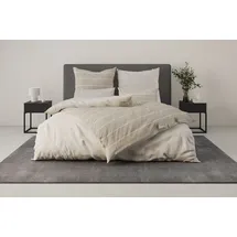 OTTO home Katja Gestreift Grau 135 x 200 cm + 2 x 40 x 80 cm