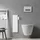 EMCO Asis Pure WC-Modul 60 x 17 cm Weiß MDF