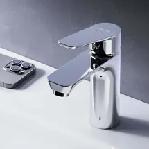 AM.PM Wasserhahn Bad Chrom Waschtischarmatur Bad Armatur Mischbatterie Waschbeckenarmatur Einhebelmischer Badezimmer