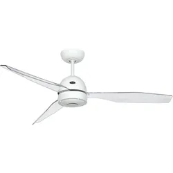 CasaFan Libelle Deckenventilator  (Ø) 132 cm Flügelfarbe: Transparent Gehäusefarbe (Details): Lack-W
