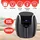 Alpina Heißluftfritteuse - 5 Liter - 230V - Airfryer - Digitaler Touchscreen - Huhn, Gemüse, Brot, Muffin - 7-8 Personen