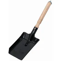 Siena Garden Kohlenschaufel schwarz lackiert mit Holzgriff