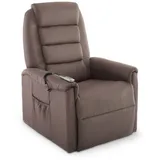 Raburg TV-Sessel XL-Fernsehsessel, Aufstehhilfe & Liegefunktion, 150 kg, Myron, elektrisch mit Fernbedienung, 2× Motoren braun|grau