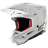 Alpinestars S-M5 Solid, Motocrosshelm - Weiß - L