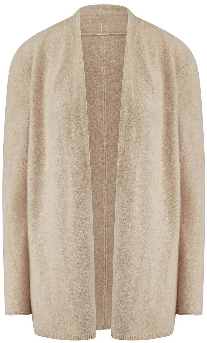 Long-Strickjacke aus Kaschmir include beige, 36