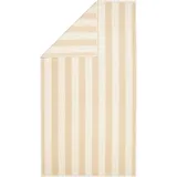 CAWÖ Handtücher Pure Stripes 6502 beige - 33 Duschtuch 80x150 cm