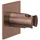 Herzbach Design iX PVD Brausehalter Copper Steel