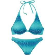 Buffalo Bügel-Bikini Damen Blau/Türkis 36 Cup C