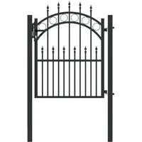 GAH Alberts Einzeltor 100 x 96 cm Bordeaux/Schwarz
