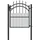 GAH Alberts Einzeltor 100 x 96 cm Bordeaux/Schwarz