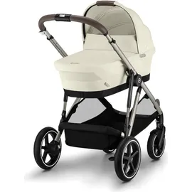 cybex retail gmbh Cybex Gazelle S Kinderwagen inkl. Cot S Babywanne / Kombikinderwagen, Farbe:Seashell / Taupe