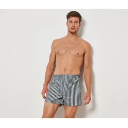 Tchibo - 5 Web-Boxershorts - Herren - Gr. S/4 - dunkelblau/gestreift