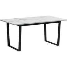 VCM ebuy24 Esstisch weiß Marmor Print.