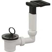 Kirchhoff KS Spülen Ab-& Überlaufventil, 1 1/2"AG x 70 mm, für Tropfflächen