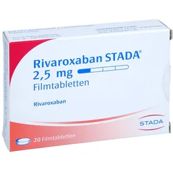 Rivaroxaban Stada 2.5 Mg Filmtabletten 20 St