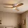 LUCANDE Moneno 131 cm Deckenventilator Weiß