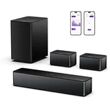 Ultimea Poseidon M4T 5.1 Soundsystem 5.1 Dolby Atmos Soundbar (Bluetooth, 410 W) schwarz